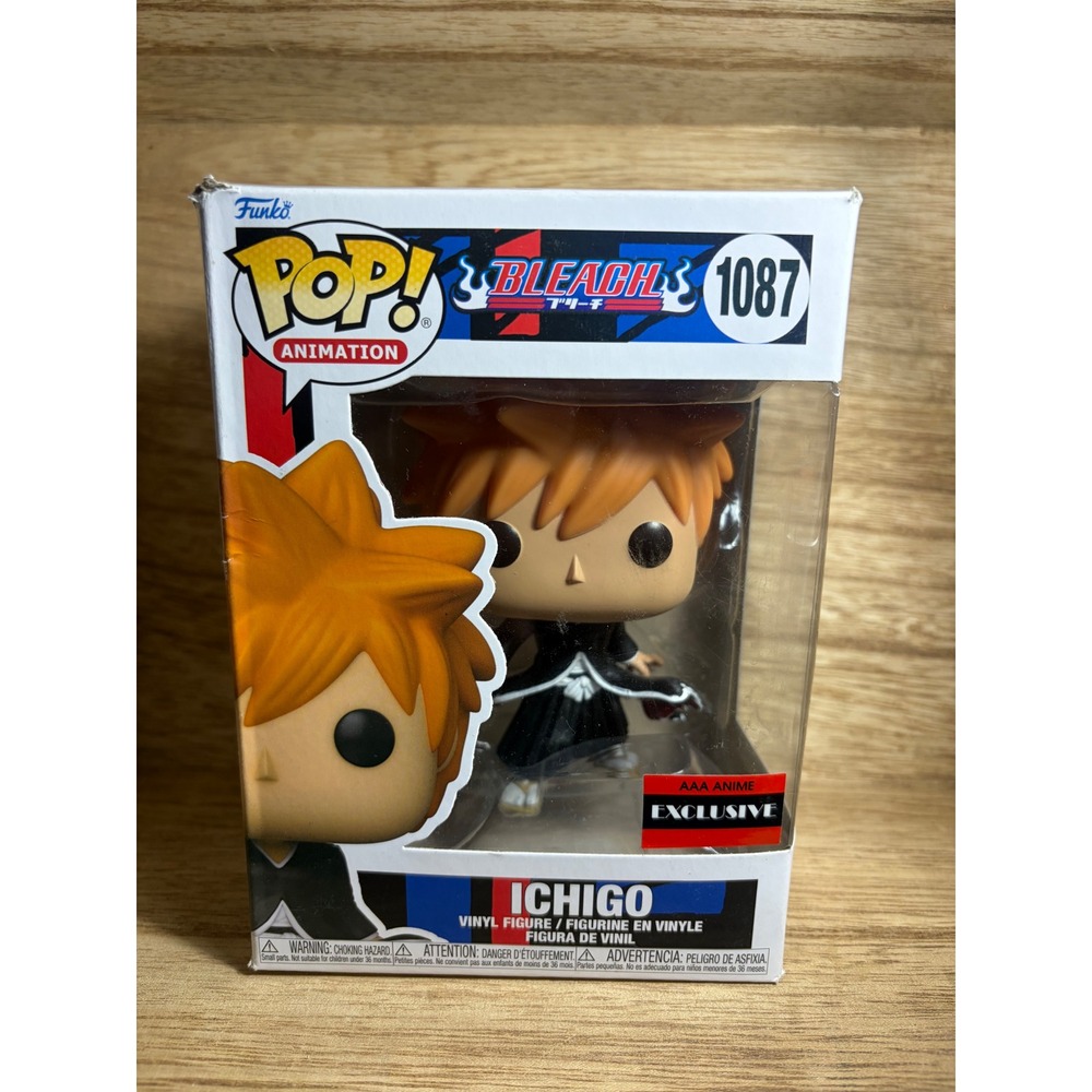 Funko Pop Bleach Ichigo 1087 AAA Anime Exclusive Vinyl Figure Animation